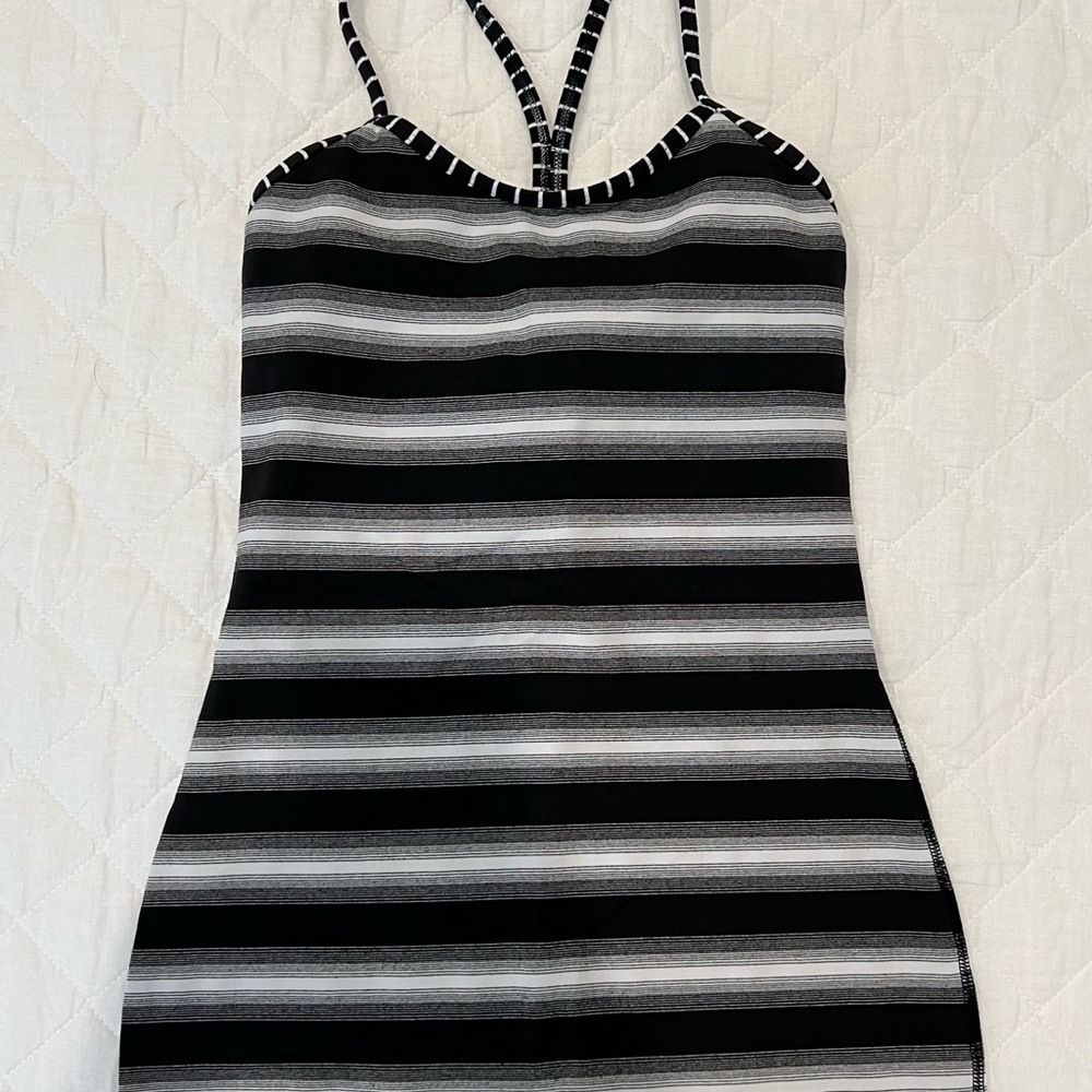 Striped Black and Gray tank